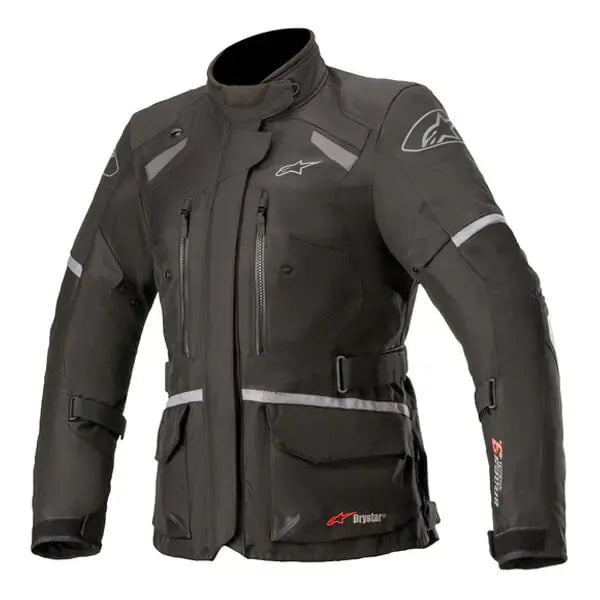 Alpinestars Stella Andes V3 Drystar Motorcycle Jacket - Black/Dark Grey