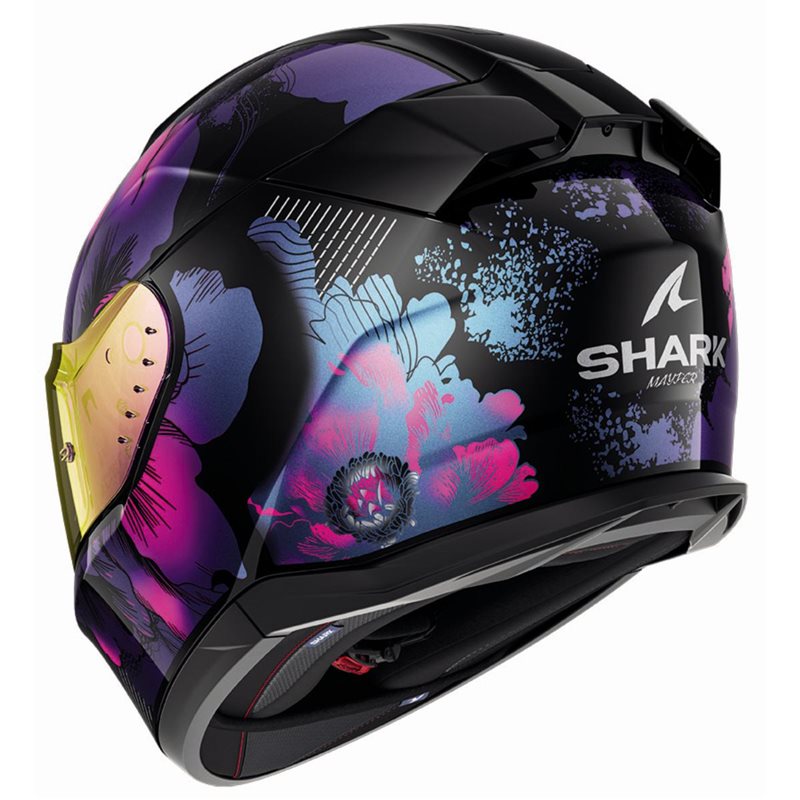 Shark D-Skwal 3 MAYFER KVX Black/Pink MotorcycleCrash FullFaceECE22.06Helmet