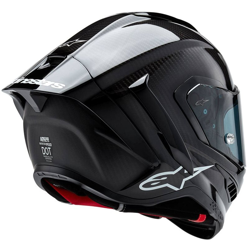 Alpinestars Supertech R10 Motorcycle Helmet (Black Carbon)