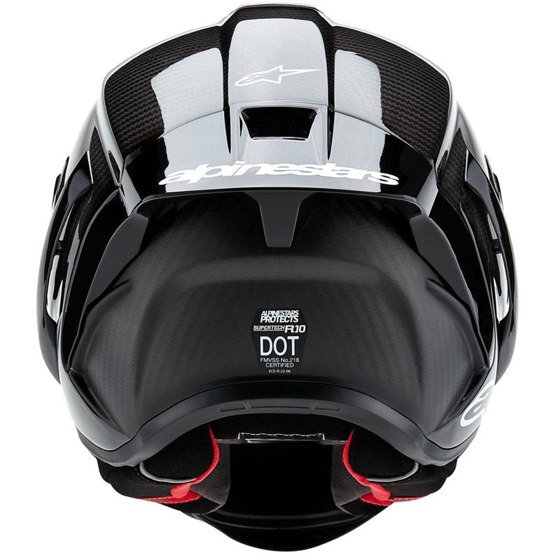 Alpinestars Supertech R10 Motorcycle Helmet (Black Carbon)