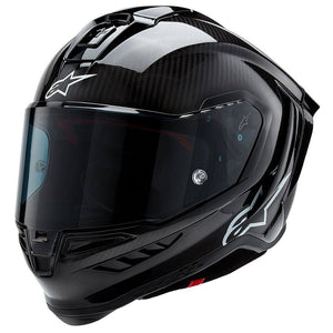 Alpinestars Supertech R10 Motorcycle Helmet (Black Carbon)