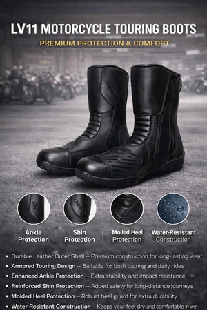 Bottes de moto de course d'hiver Proto Lv11 résistantes à l'eau