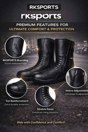 Bottes de moto de course d'hiver Proto Lv11 résistantes à l'eau