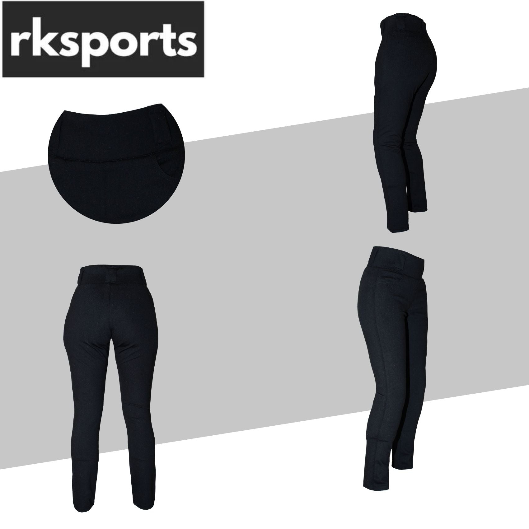 RKSports Women/Ladies made with protective lining Leggings Motorcycle Motorbike
