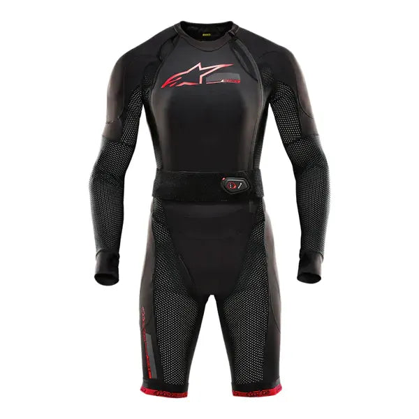 Tech-Air 10 Alpinestars Race System Airbag - Black / Bright Red