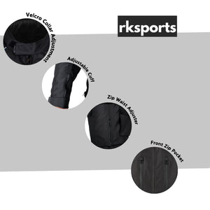 RKSports Style Style 2036 Motorbike Motorcycle Waterproof Jacket  BLACK