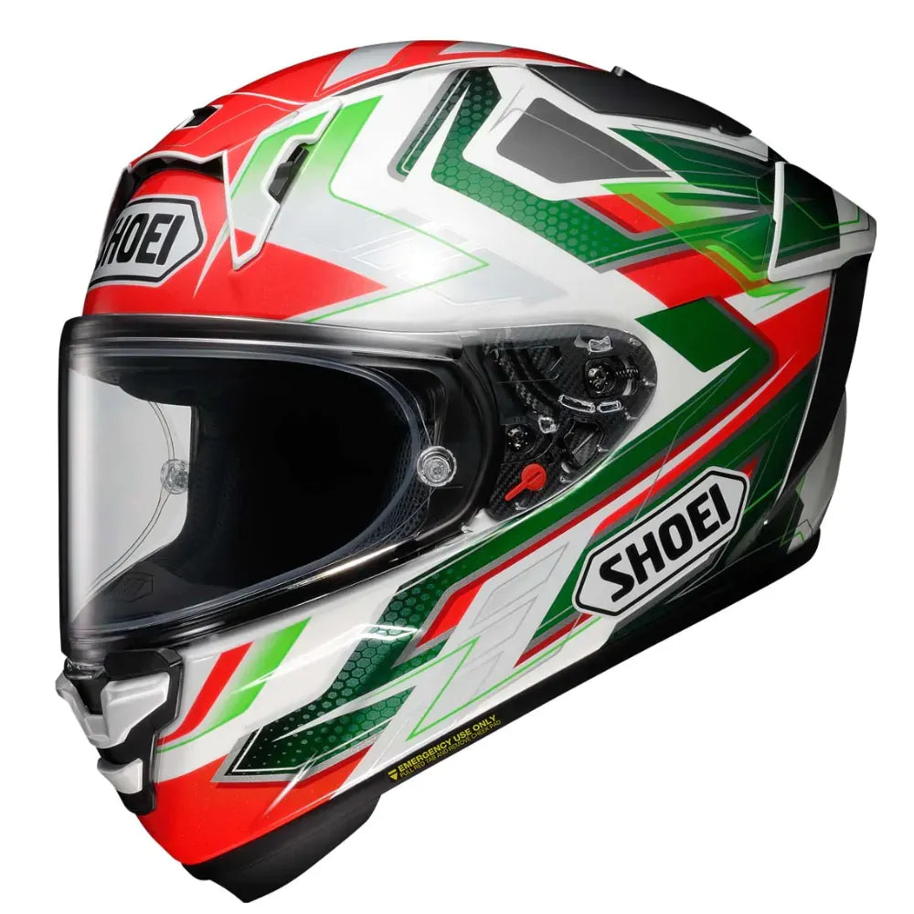 Shoei X-SPR Pro - Escalate - TC4 - Red/Green