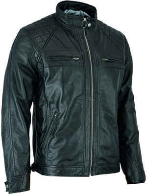 RKsports Mens Style Janner Fashion Leather Jacket