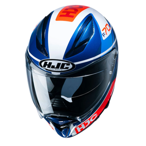 HJC F70 Motorcycle Motorbike Helmet Tino Blue Red White