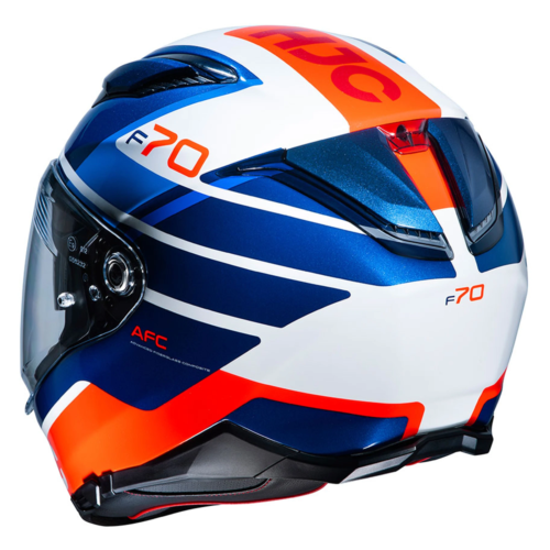 HJC F70 Motorcycle Motorbike Helmet Tino Blue Red White
