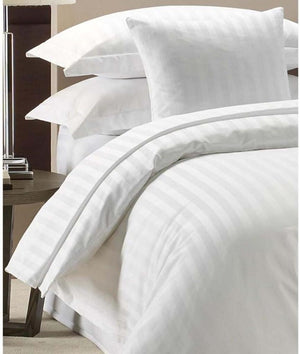 T200 Thread Count, 80/20 Rich Stripe Bed Linen Duvet Covers - 1cm Stripe 130/70
