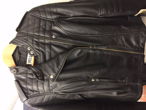 Ladies Casual Fashion Leather Black Jacket STYLE 102