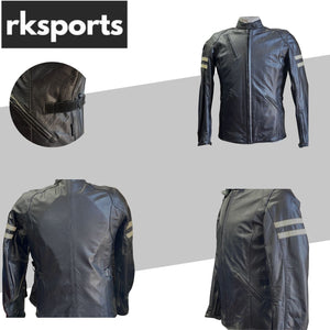 RK Sports Ladies Ace Leather Motorcycle Jacket – Premium Protection & Style