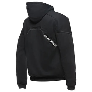 DAINESE DAEMON-X SAFETY MOTORCYCLE MOTORBIKE HOODIE HOODED TOP 948 BLACK WHITE