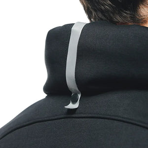 DAINESE DAEMON-X SAFETY MOTORCYCLE MOTORBIKE HOODIE HOODED TOP 948 BLACK WHITE