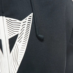 DAINESE DAEMON-X SAFETY MOTORCYCLE MOTORBIKE HOODIE HOODED TOP 948 BLACK WHITE