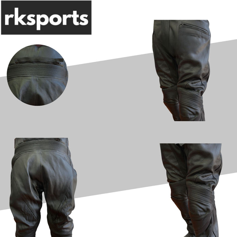 Rksports Mens 1590 Motorcycle Motorbike Leather Trouser