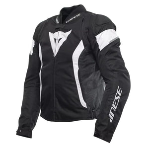 Motorcycle Jacket D-Synth 350 Man Dainese AVRO 5 Black/White/Black