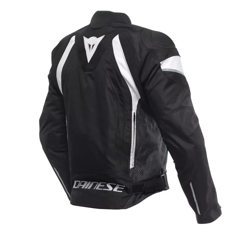 Motorcycle Jacket D-Synth 350 Man Dainese AVRO 5 Black/White/Black