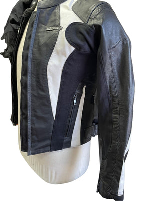 RK Sports Ladies Leather Motorcycle Jacket – Premium Protection & Style