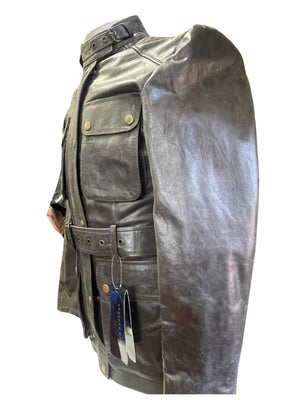 RK Sports Long Brown Ladies Leather motorbike Motorbike Motorcycle Jacket