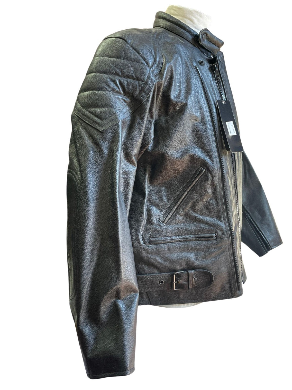 RK Sports Men Cowhide Leather Motorcycle Motorbike Jacket – Durable & Stylish