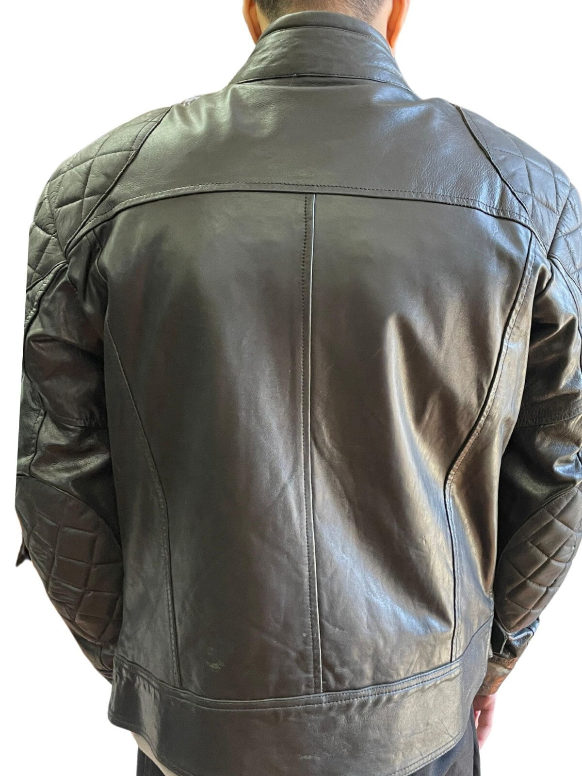 RK Sports  Men Black Leather Motorcycle Motorbike Jacket – Premium Leather