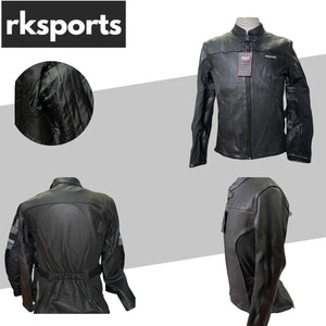 RKS ladies spin leather jacket  black colour