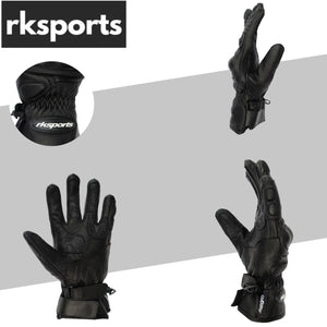 RKSports 560 Ladies Summer Motorcycle Gloves – Breathable Cowhide Leather