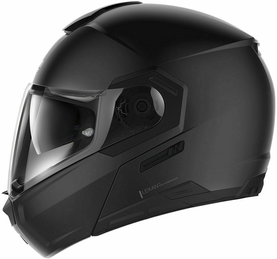 NOLAN N90-3 Classic N-COM Flip Modular Motorcycle Helmet Flat Black