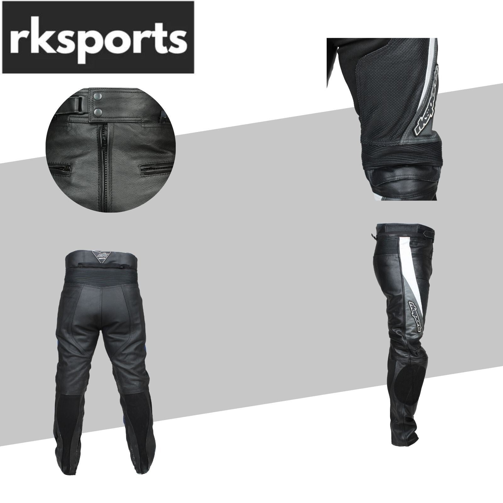 Leather Chief Motorcycle Trousers – Premium Cowhide Riding Pants