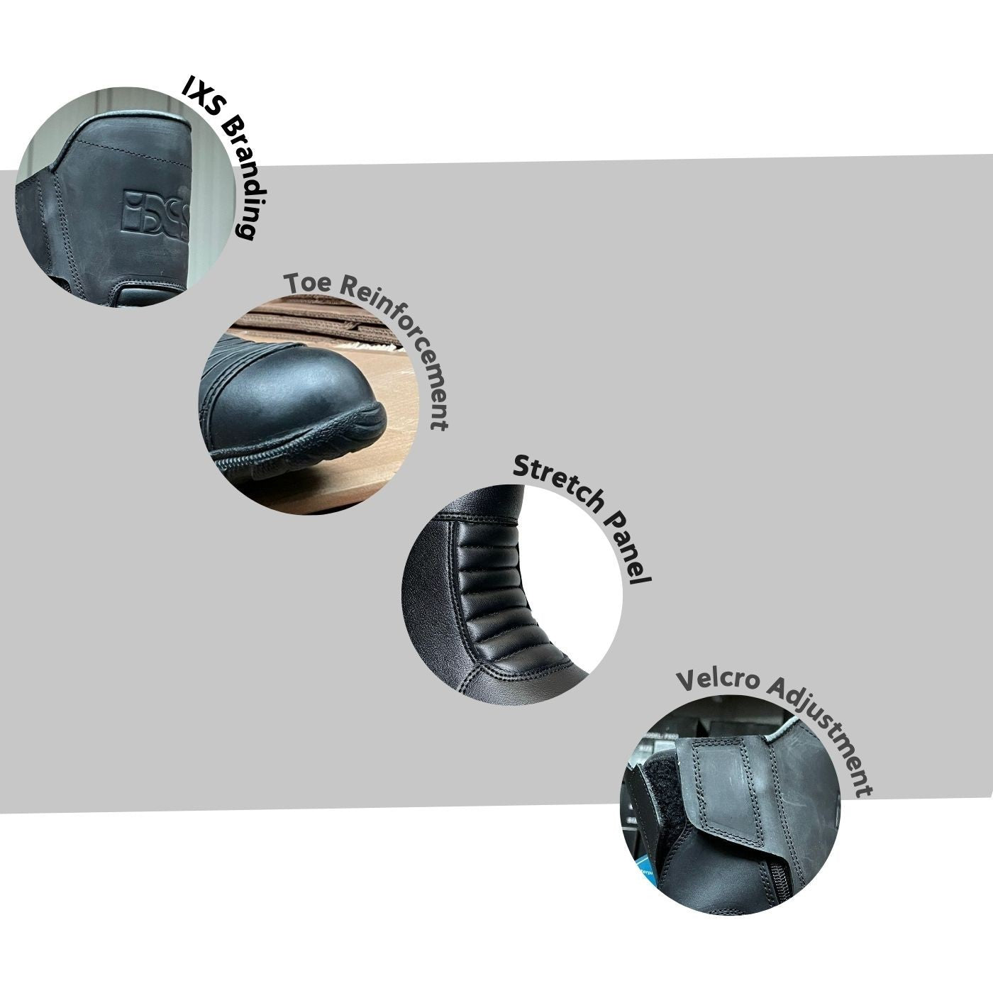 IXS TB003 Leather Motorcycle Boots – Waterproof & All-Weather Touring boot