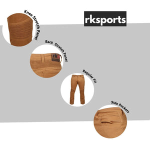 Men's Brown Cargo Trousers – Durable & Versatile Outdoor Pants