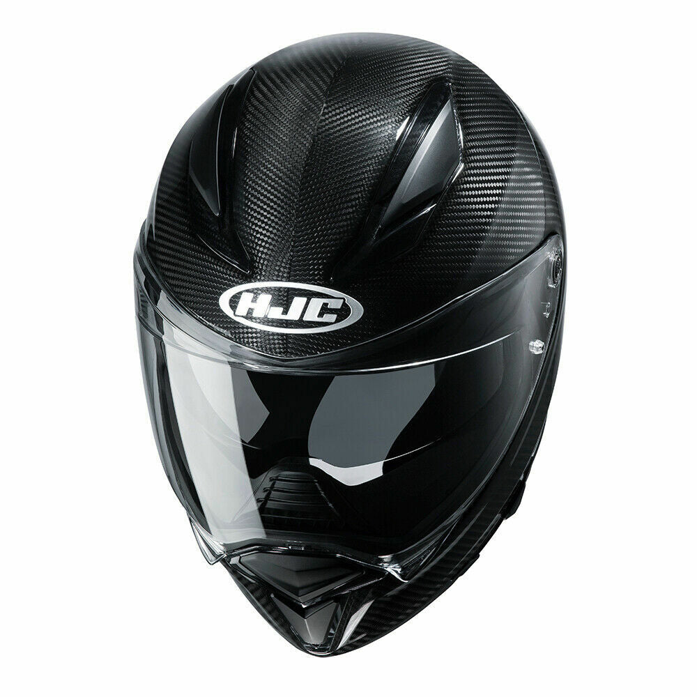 HJC F70 Carbon Black Full Face Motorcycle Helmet Lightweight Motorbike Lid EZ