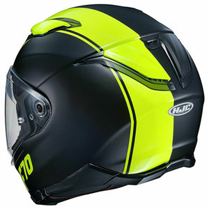 HJC F70 Mago MC4HSF Fluo Yellow Motorcycle Motorbike Helmet