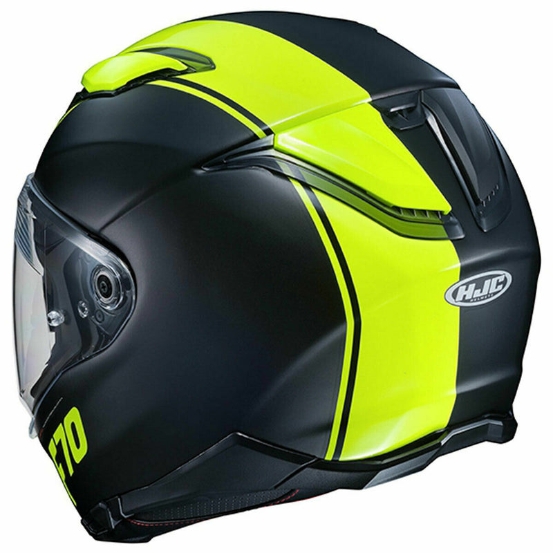 HJC F70 Mago MC4HSF Fluo Yellow Motorcycle Motorbike Helmet