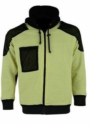 RKSports Motorcycle Motorbike Kevlar Lined Blue Hoodie and Protective Jeans