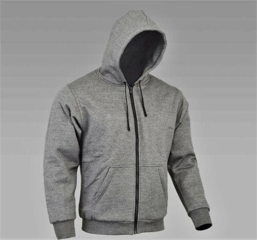 RKSports Motorcycle Motorbike Kevlar Lined Grey Hoodie and Protective Jeans CE