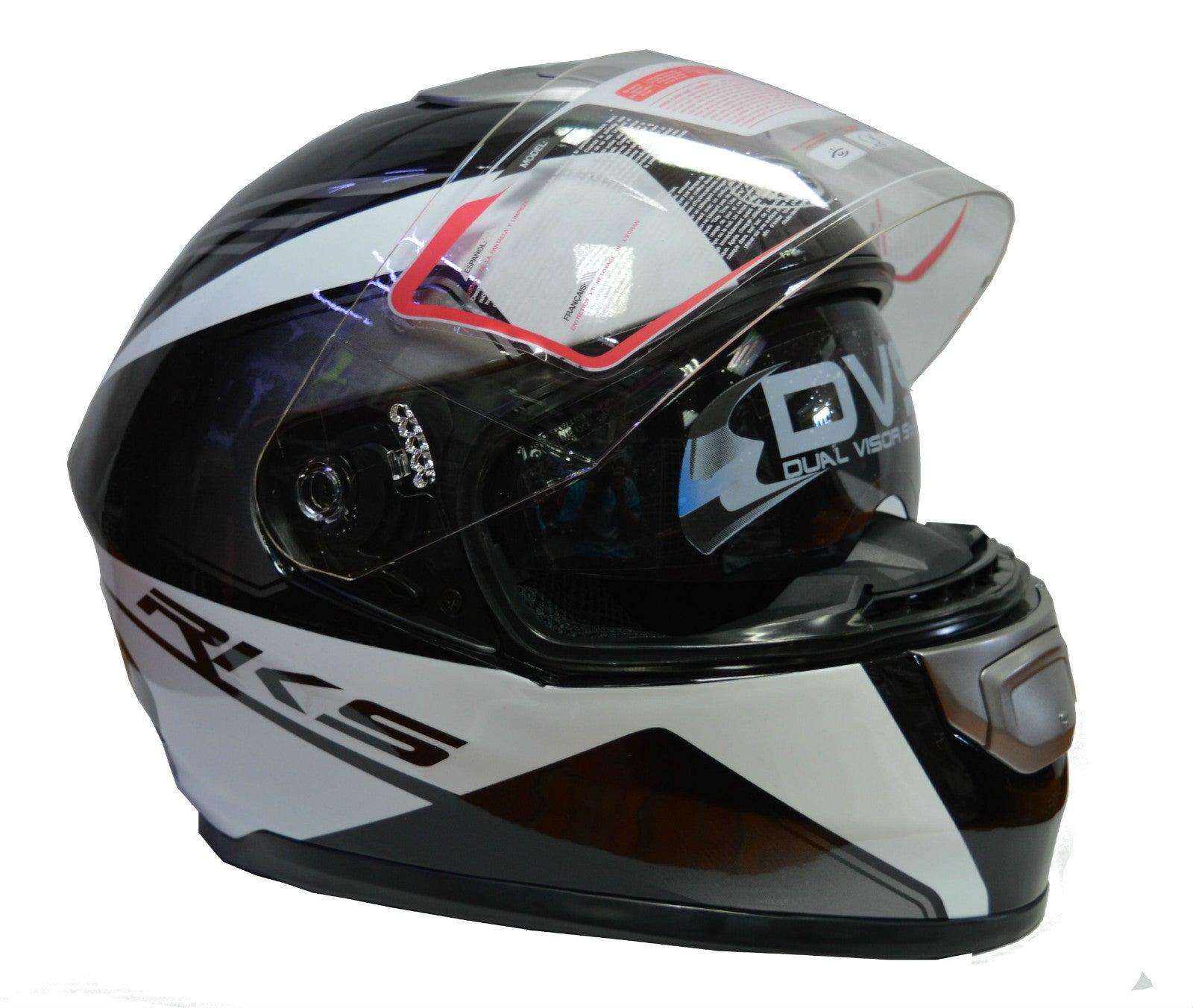 RKS Full Face Inner Sun Visor Motorcycle Motorbike Scooter Crash Helmet  + GIFT