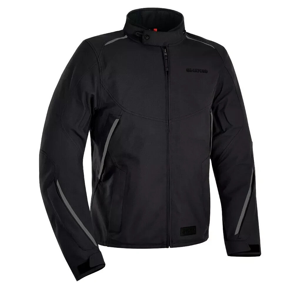 Oxford Hinterland Advanced CE AA Waterproof Motorcycle Jacket - Stealth Black