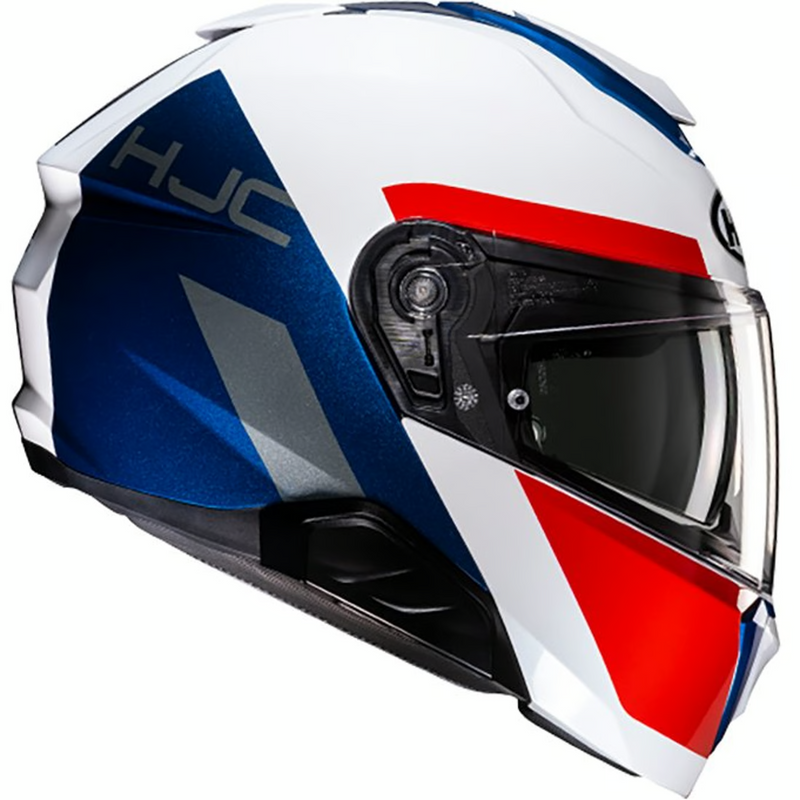 HJC i91 Bina MC21 White / Blue / Red Motorcycle Motorbike Helmet