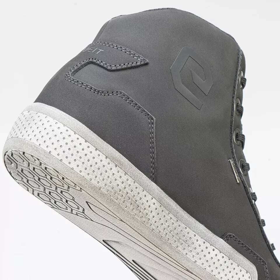 ELEVEIT ANTIBES WP WATERPROOF DARK GREY MOTORCYCLE LEATHER SHOES