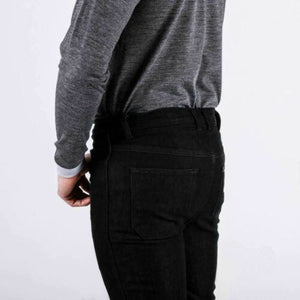 Knox Spencer Skinny Fit Blue Denim Motorcycle Jeans