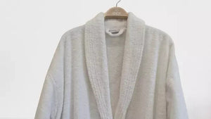 Unisex Elegant Shawl Collar Bath Robe - Soft, Warm, and Stylish