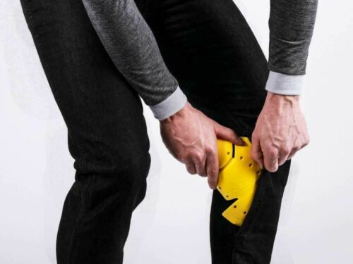 Knox Spencer Skinny Fit Blue Denim Motorcycle Jeans