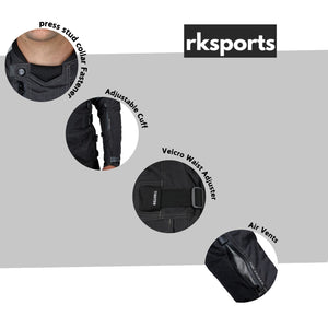 RKSports 5070 Style  WATERPROOF TEXTILE MOTORBIKE MOTORCYCLE JACKET CE ARMOUR