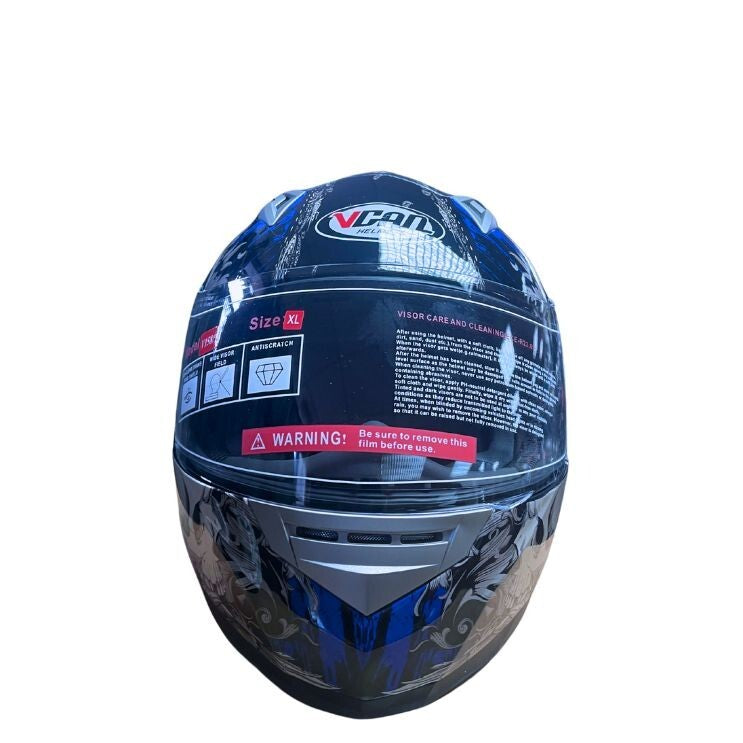 vcan 158-1 demon blue Helmet