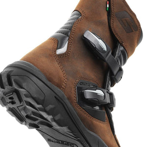 GAERNE G-DUNE AQUATECH Brown Short Adventure On/Off Road Motorcycle Boots