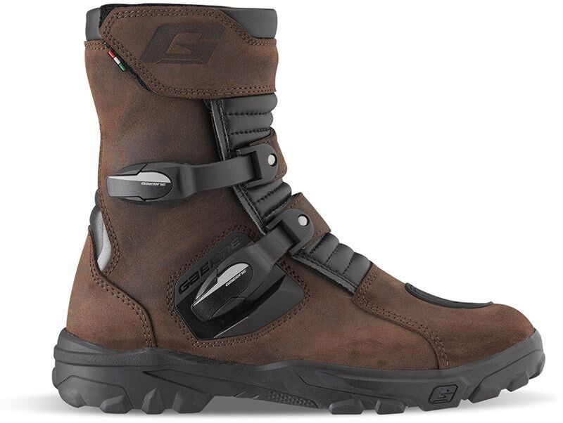 GAERNE G-DUNE AQUATECH Brown Short Adventure On/Off Road Motorcycle Boots