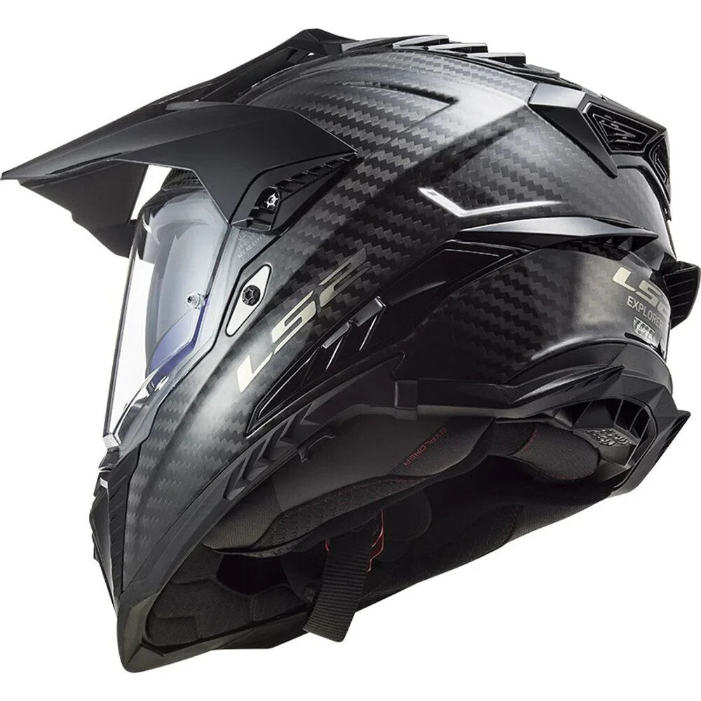 New LS2 MX701 Carbon Explorer Enduro Adventure Motorcycle Dual Sport Helmet